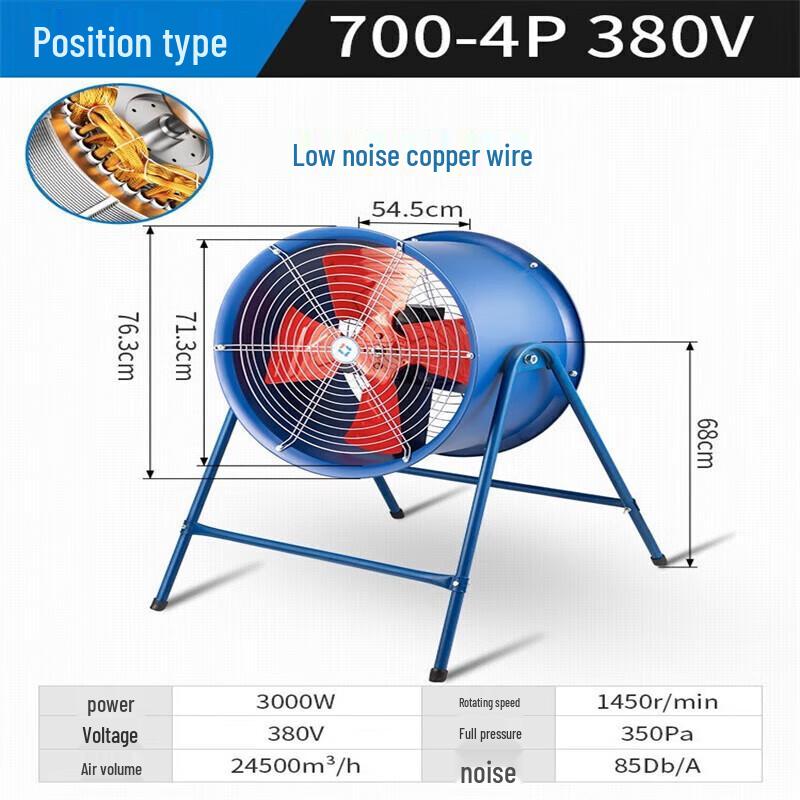 Xijiaer SF Industrial Axial Exhaust Fan CN plug (adapter included)