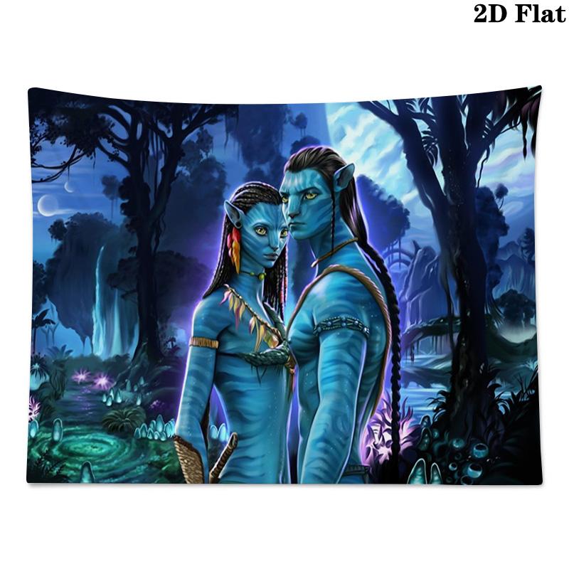 Avatar Wall Tapestry Aesthetic Wall Hanging Printed Fabric Blanket Decorative Tapestries for Bedroom Living Room Home Decor