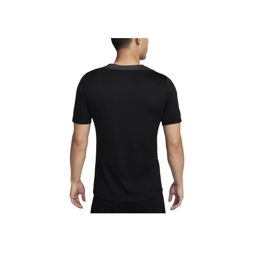 Nike Dri-Fit Strike Solid Crew Neck Casual Pullover Short Sleeve T-Shirt Men Tops Black FN2400-010
