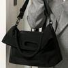 Bag Women's 2025 New Fashion Broadband Nylon Crossbody Bag Premium Sense Large Capacity Shoulder Commuter Tote Bag