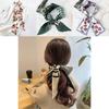 Elegant Plaid Headbands Silk Scarf Hair Rope With Beautiful Houndstooth Design For Women