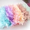 1/2M White Turkey Feathers Trim 10-15CM Fluffy Plumes Ribbon for Crafts Carnival Party Clothing Decoration Sewing Accessories
