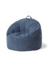 Shell-Shaped Lazy Bean Bag Sofa-Removable&Washable,Modern Minimalist Design,Single Leisure Recliner for Living Room,Cozy Seating