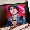Singer HHan JJisung Boy Cushion Cover Reversible Soft Durable Pillow Cover Home  Car MultiScene Use for Daily Comfort