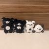 San-X Rilakkuma Portachiavi Peluche Monocromatico Orso Bianco Nero Korilakkuma Kiiroitori Ciondolo per Borsa Catena di Perline Regalo Per Ragazzi Ragazze Fan