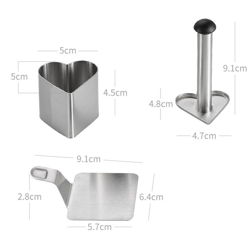 

Форма для рисовых шариков из нержавеющей стали 304, бытовая форма для суши из пищевых продуктов, детская форма для приготовления прикорма, инструменты для суши A