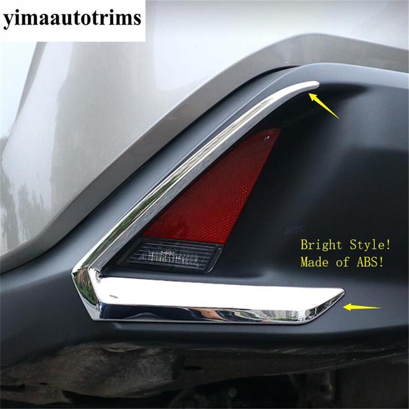 Pro Lexus UX 200 250H - 2024 Zadní zadní nárazník Mlhová světla Lampy Víčko Obočí Pruhy Kryt Sada Lišta ABS Chromové Doplňky