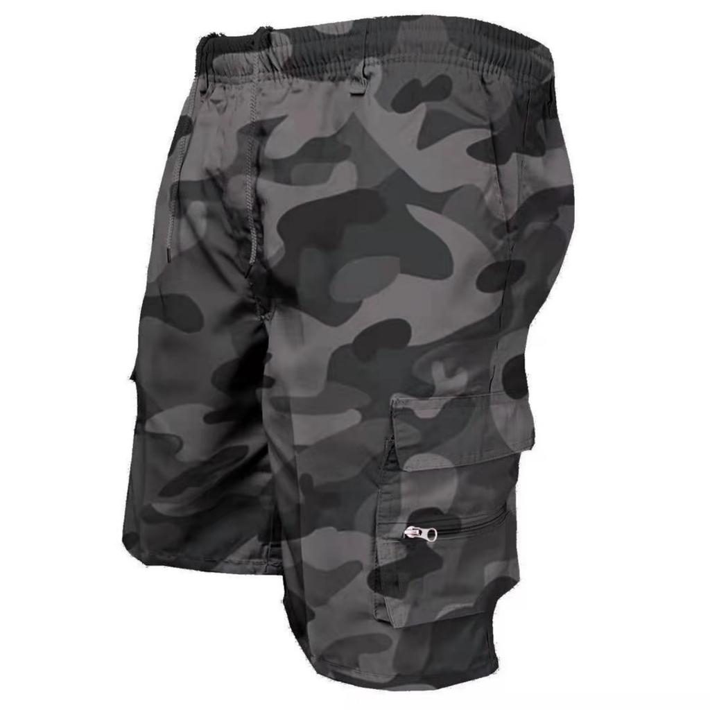 Men's Casual Five-pocket Pants - Loose, Multi-pocket Outdoor Sports Shorts