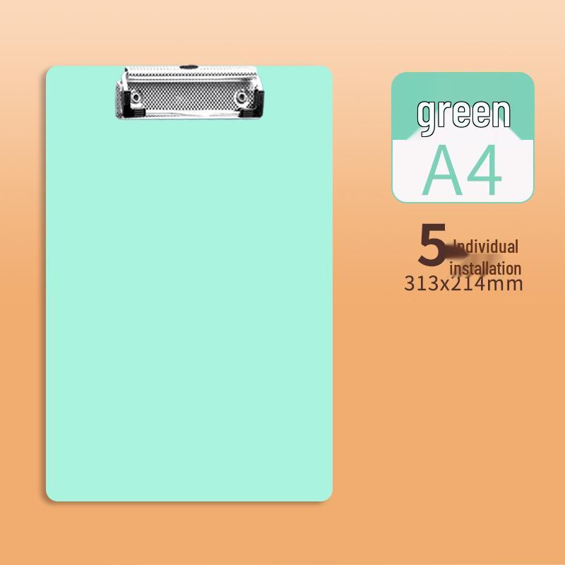 Morandi A4 Clipboard with Strong Clip for Writing, Office, and Meeting Notes