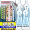 Colla B7000 per Strass per Artigianato - 50ml/1.68fl.oz Colla per Gioielli in Diamante Trasparente B-7000 Super Colla per Gioielli per la Realizzazione di Gioielli Gemma di Cristallo