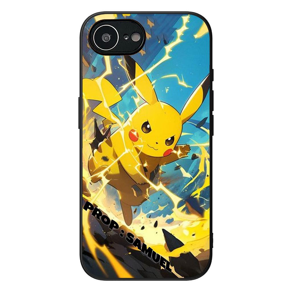 Umbreon P-Pikachus Espeon P-Pokemons Phone Case for Apple iPhone 12 13 Mini XS 11 Pro Max 7 8 Plus + XR 8+ X SE 2020 SE3 Cover