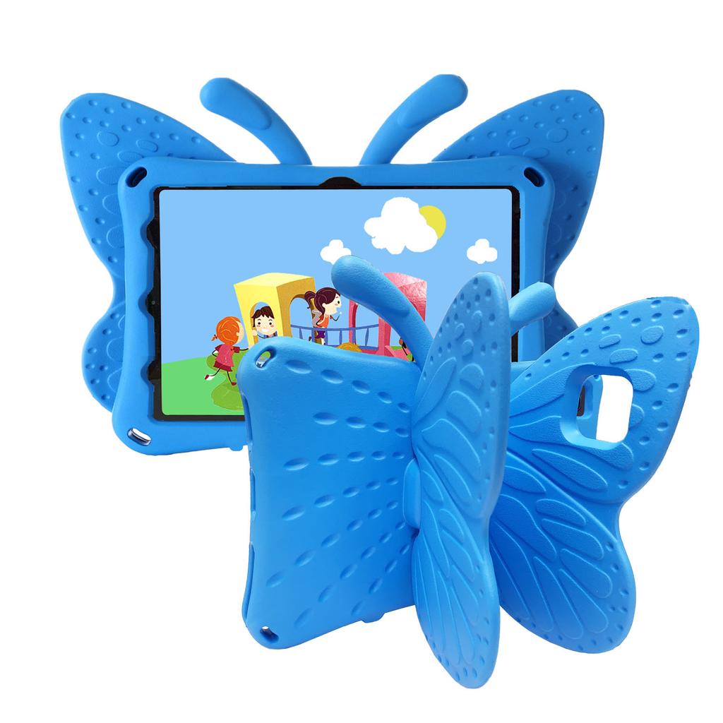 EVA Kids Funda Tablet Case Universal for Teclast M40 Pro SE P20 HD 10.1 inch Cute Cartoon Stand Cover Folding Wings 3D Butterfly