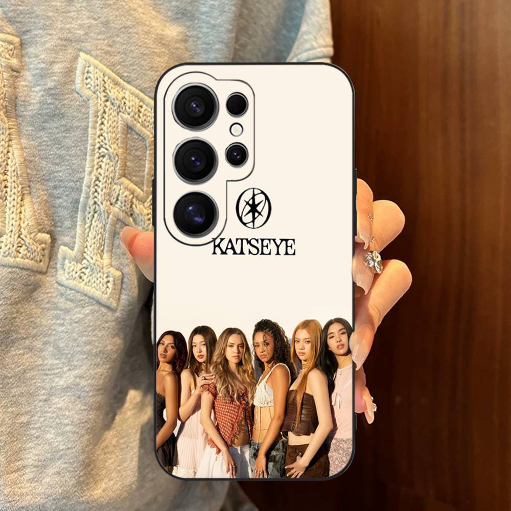 K-Katseye G-Gnarly Group Phone Case For Samsung S 20 21 22 23 Lite Plus Ultra Clear Mobile Cover Funda Samsung S20 lite 5G