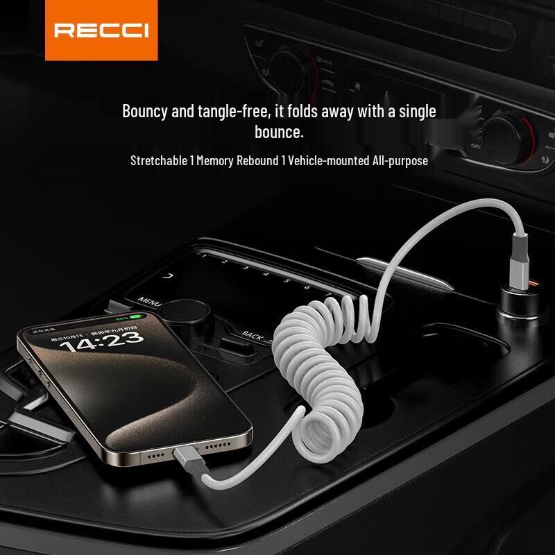 Ruisiruis PD 27W Fast Charging Coiled Data Cable