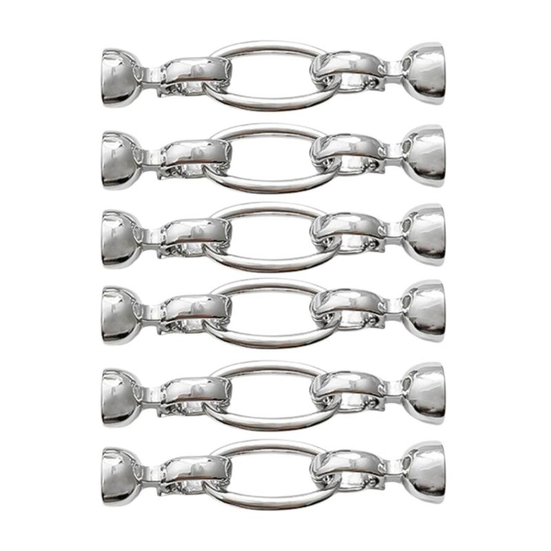 Set of 6 Irregular Clasp for Bracelet and Necklace Jewelry Making Accessories Copper Handmade Accessories Fastener