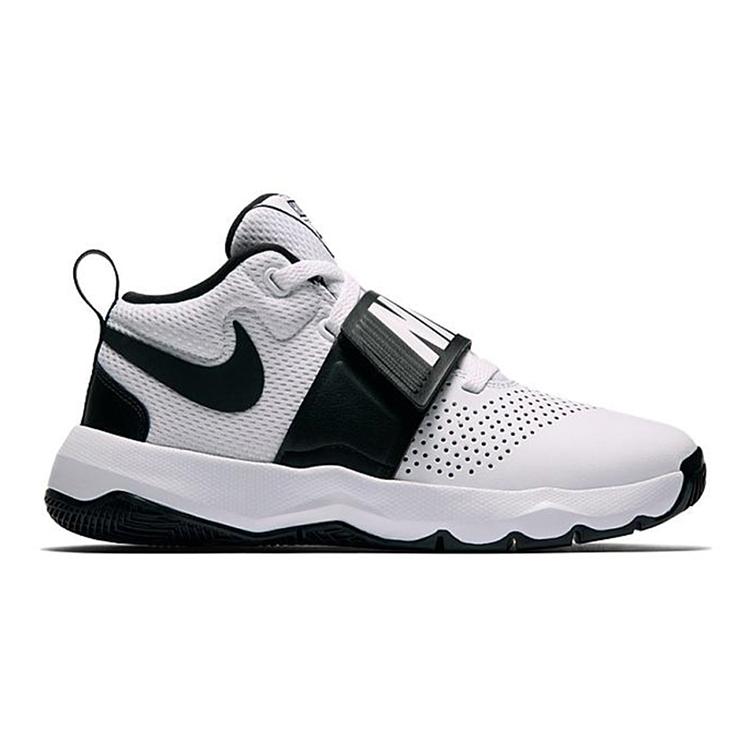 New Nike Team Hustle D 8 White Black GS 881941-100