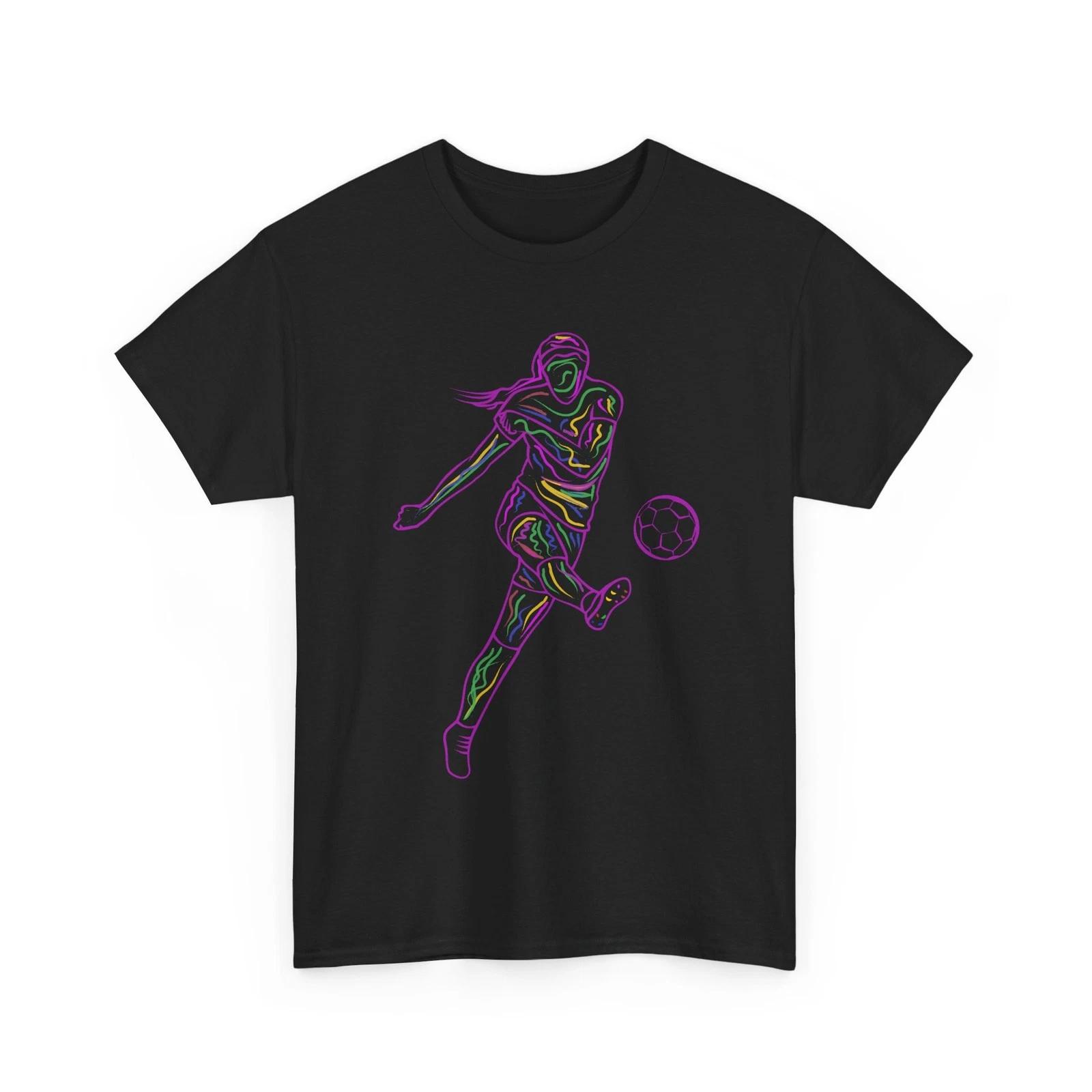 Soccer Player Girl Shirt, Sports Lovers Soccer Supporters Women Girls Shirt 3XL