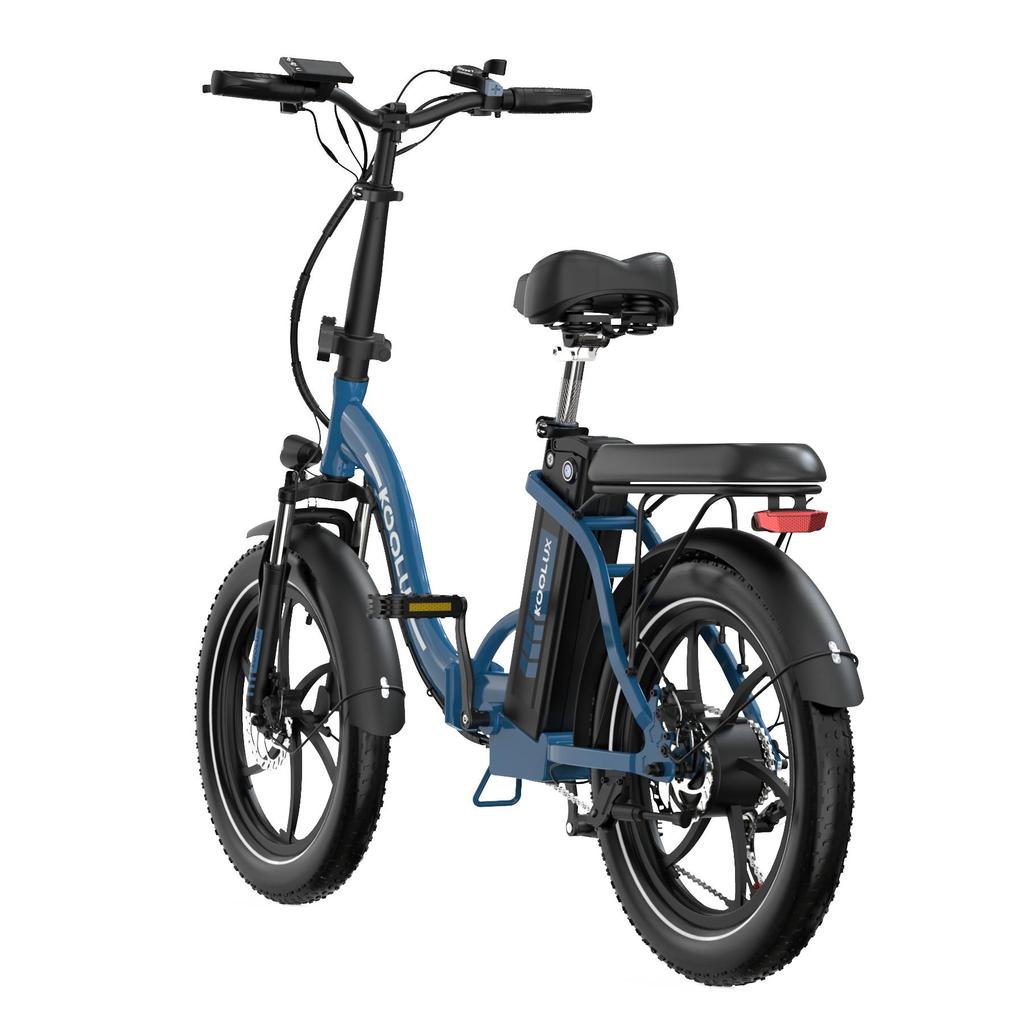KOOLUX BK6S 3.0 Adult Folding  Electric bike 36V13Ah Battery 350w Motor 20*3.0 inch Fat Tire E-Bike City Outdoor Electric bicycle