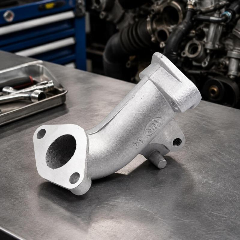 Carburetor Intake Manifold, Motorcycle Replacement Connection for C50 C70 C90 AA01 with PC18, PC20 or PB16 Carburetor