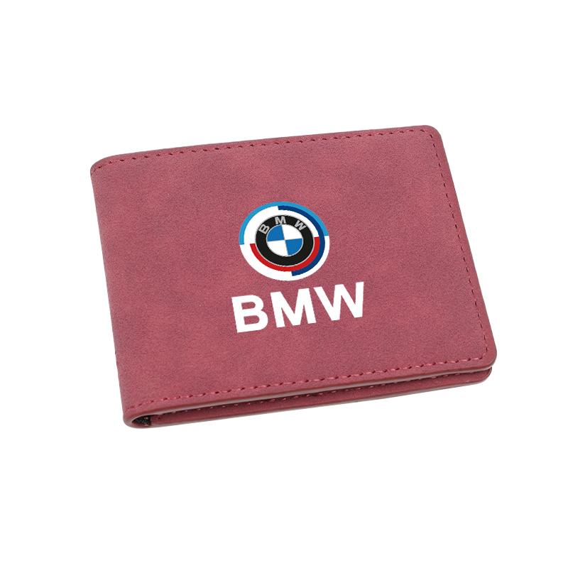 2026 Hot Car Driving Documents Case Purse Credit Card Holder Wallet For BMW F30 G30 G20 G05 G11 E39 Passport Holder Card Bag Car Keychain Jdsg40