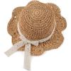 Infant Girl's Summer Sun Hat with Bowknot for Beach and Outdoor Protection