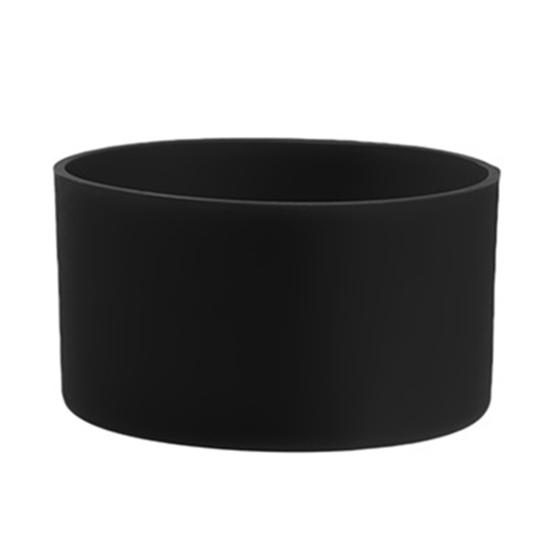 

7,5 см силиконовый чехол для чашки, противоударный, нескользящий, спортивный, 12 цветов, изолированная чашка из водяного стекла чёрный