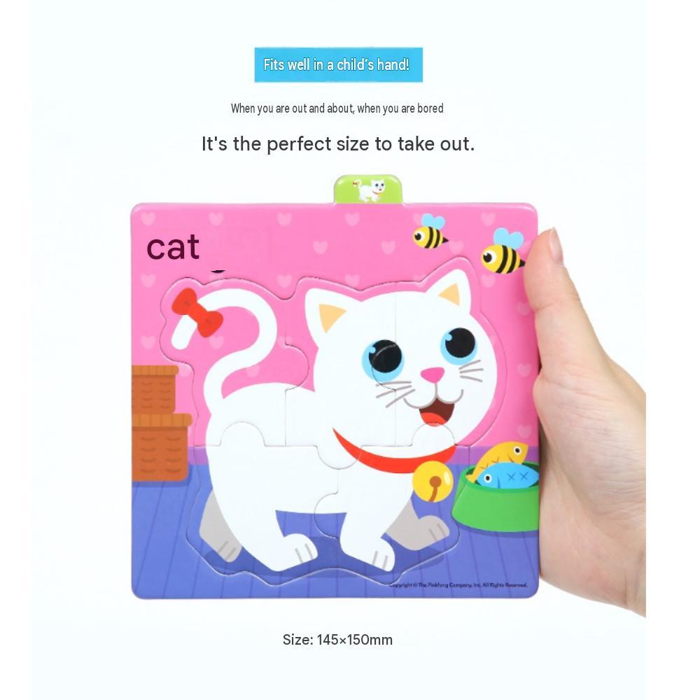 Pinkfong Baby Jigsaw Puzzle: 12-Piece Set Featuring 12 Different Animals