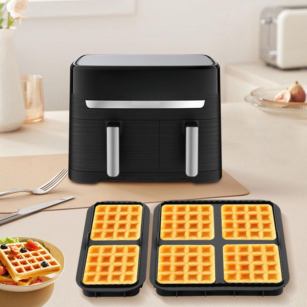 Heat Resistant Silicone Air Fryer Waffle Easy Release Design