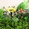 2-5PCS Solar Sunflower Animal Stake Decor Rotating Butterfly/Hummingbird Decor 40cm Outdoor Decorative Stake for Garden Decor