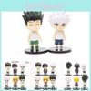 Pvc Fullmetal Hunter Model Figures Gon Killua Kurapika Collectible Car Decor 10cm