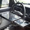 Foldable New Car Computer Rack with Drawer Shelf Car Steering Wheel Seat Back Laptop Tray Food Drink Table Holder