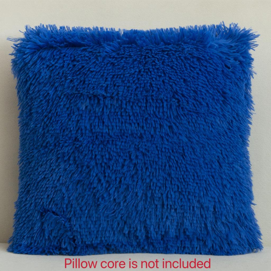 Cojín de Felpa de Color Sólido de Foca de Terciopelo 2025 - Cojín de Respaldo para Sofá/Mesita de Noche