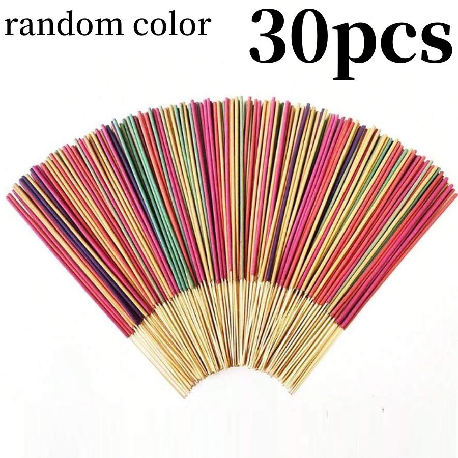

30-240pc Aromatherapy Incense Sticks 7 Natural Fragrances Lavender Jasmine Ocean Rose Sakura Incense Burner for Yoga Meditation 30pc random color