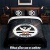 Set Biancheria da Letto Swansea City Design 1 Copripiumino + 2 Federe Morbido Traspirante Biancheria da Letto per la Casa