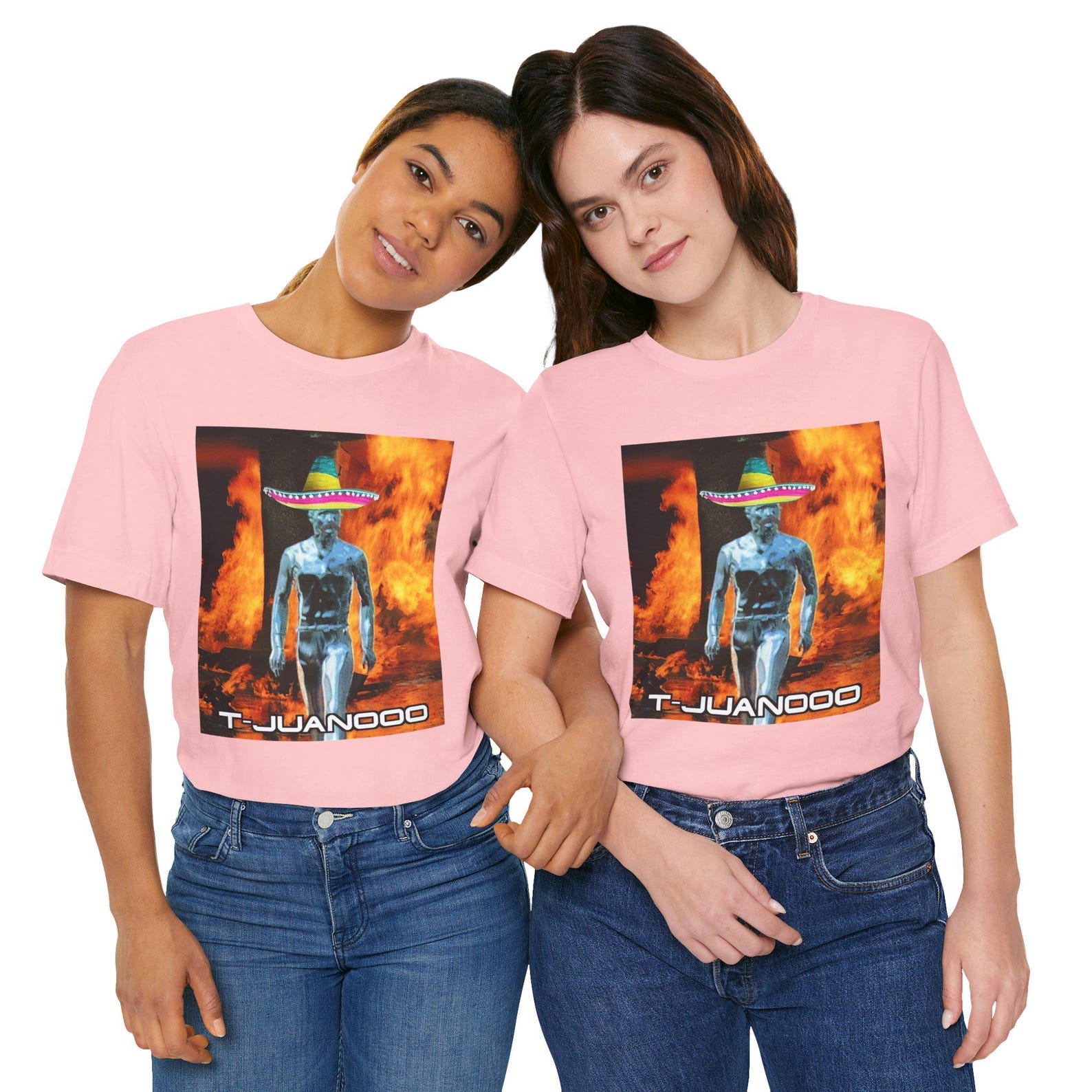 T-Juanooo Parody T-Shirt, Terminator Sci-Fi Humor Unisex Graphic Tee S