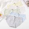 Fentenggan 5-Pack Antibacterial Cotton Mid-Waist Underwear for Women and Girls