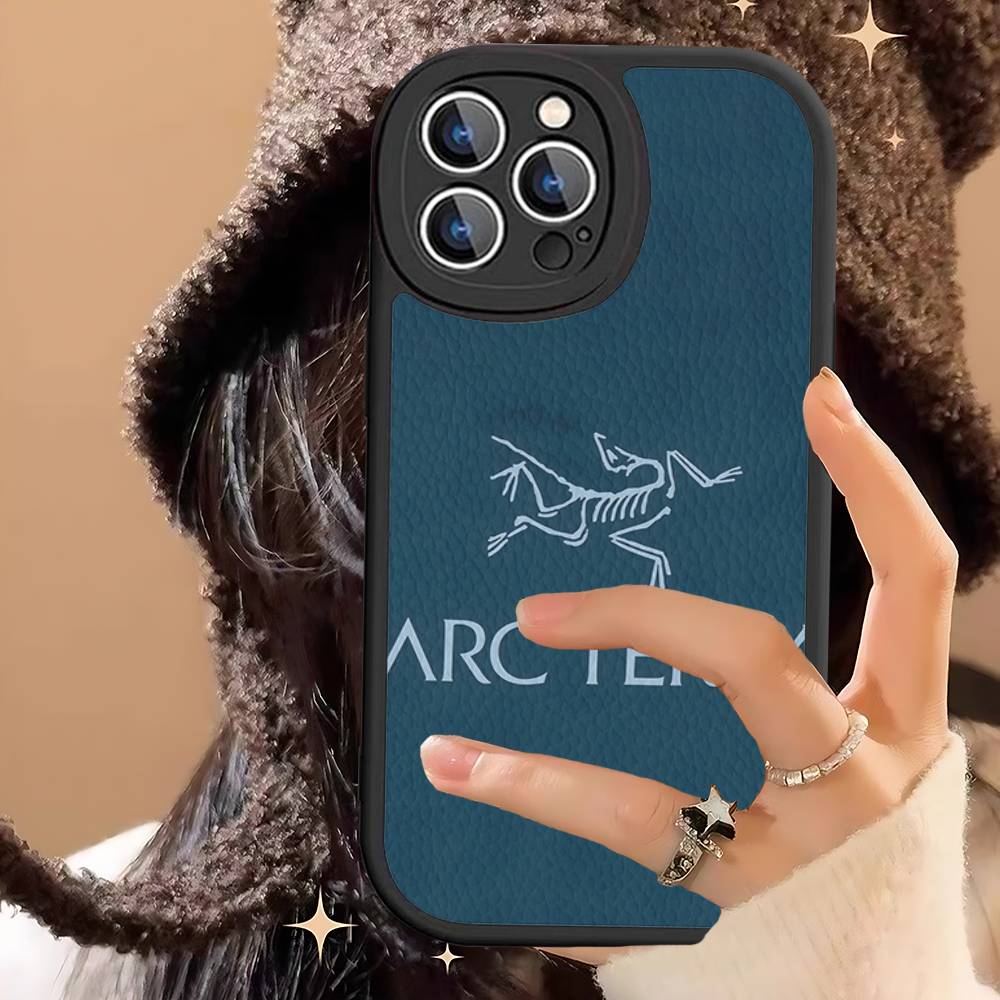 

Classic Outdoor Brand A-Arc T-Teryx Phone Case For IPhone 16 15 14 13 Pro Max 11 12 Plus Leather Silicone Cover iphone 13