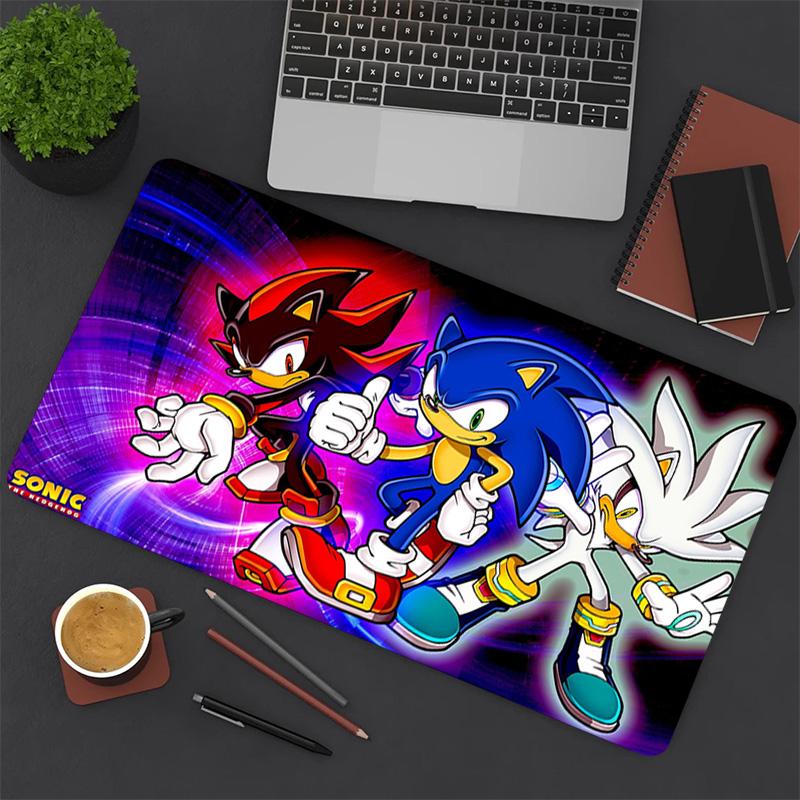 1pc Sonic Adventure Speedsters Game Mouse Pad Large Desk Mat Keyboard Ergonomic Office Rubber PC Non-slip Anti-fray Home Y82722