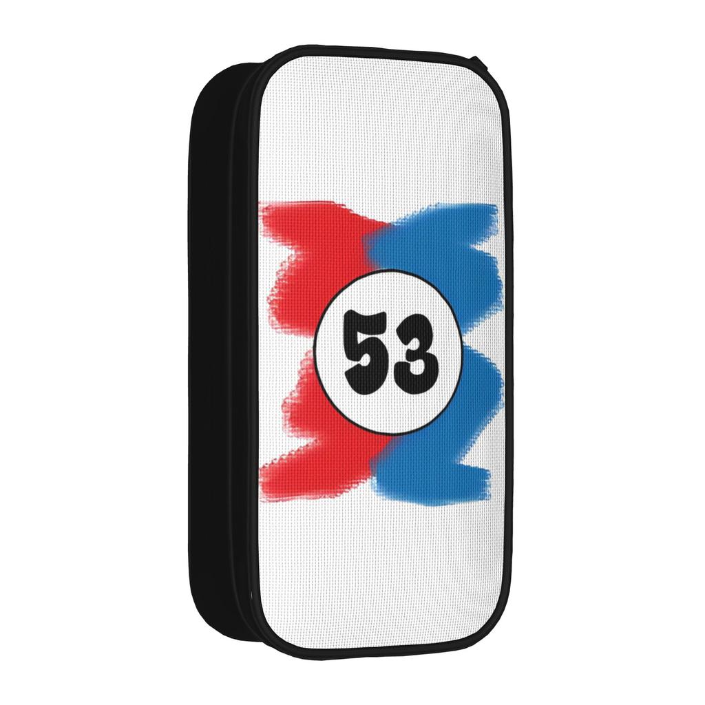 Herbie 53 Car Racing Classic Pencil Case Movie Logo Pencilcases Pen Holder Student Large Storage Pencil Bags School Stationery
