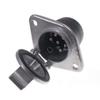 24V 7 Hole Aluminum Socket Quick Install Trailer Power Outlet for Mobile Home Truck & Commercial Vehicle Power Supply
