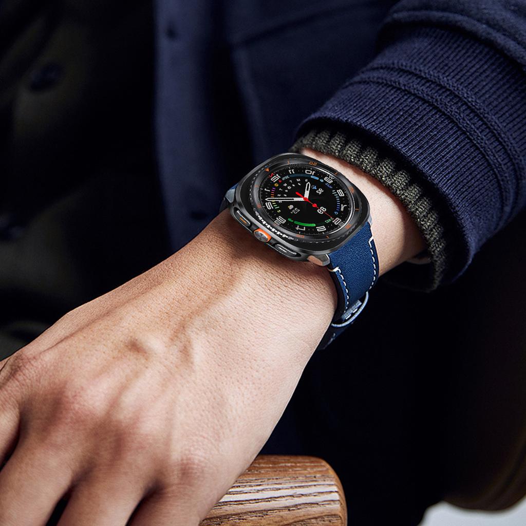 Metall-Schutzhülle für Samsung Galaxy Watch Ultra 2025 47mm PC & Legierung Hartschalenabdeckung für Galaxy Watch 7 Ultra Bumper Zubehör