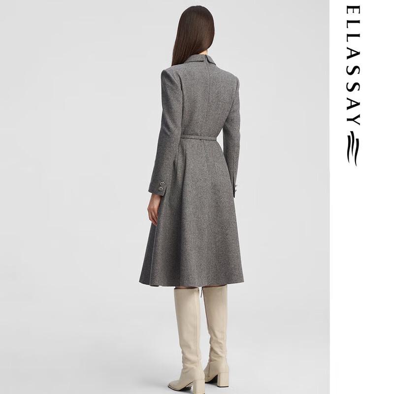 ELLASSAY Women's Wool Cashmere Blazer Dress