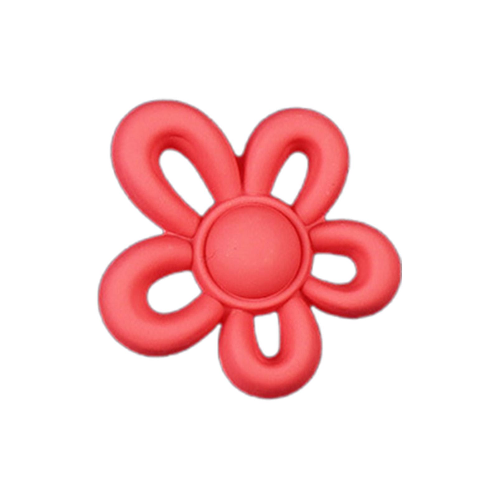 

Colorful Hollow Flower Charm Necklace Pendant Bracelet Jewelry Making Handmade Crafts Diy Supplies 31x29mm 6 Color 1 розы красного