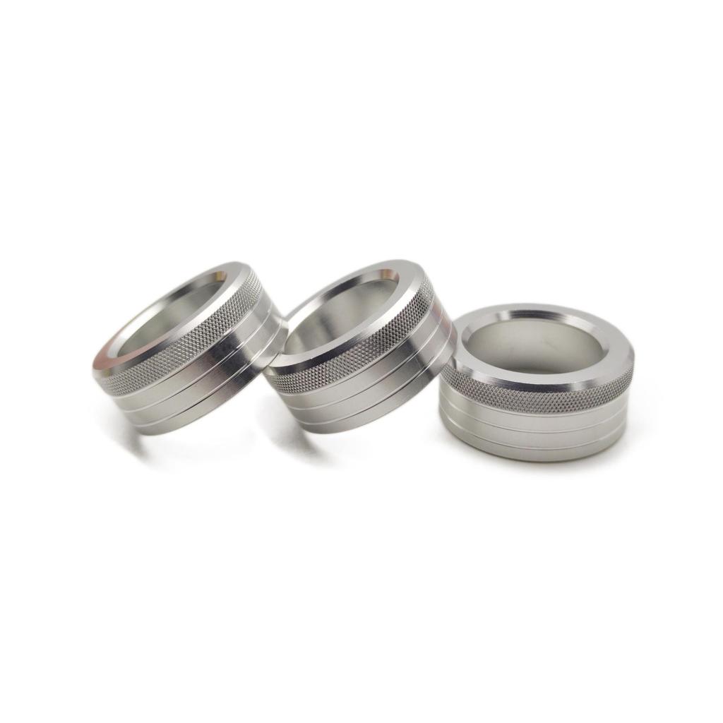 Decorative AC Knob Ring for GT86/Subaru BRZ - Fits 20 Models with Logo On Center Console.
