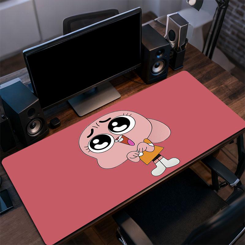 Anais Watterson Mauspads, Große Gaming-Schreibtischmatte, Rutschfestes XXL-Mauspad für Laptop & Tablet, Mini-PC-Spielmatte mit Genähten Kanten