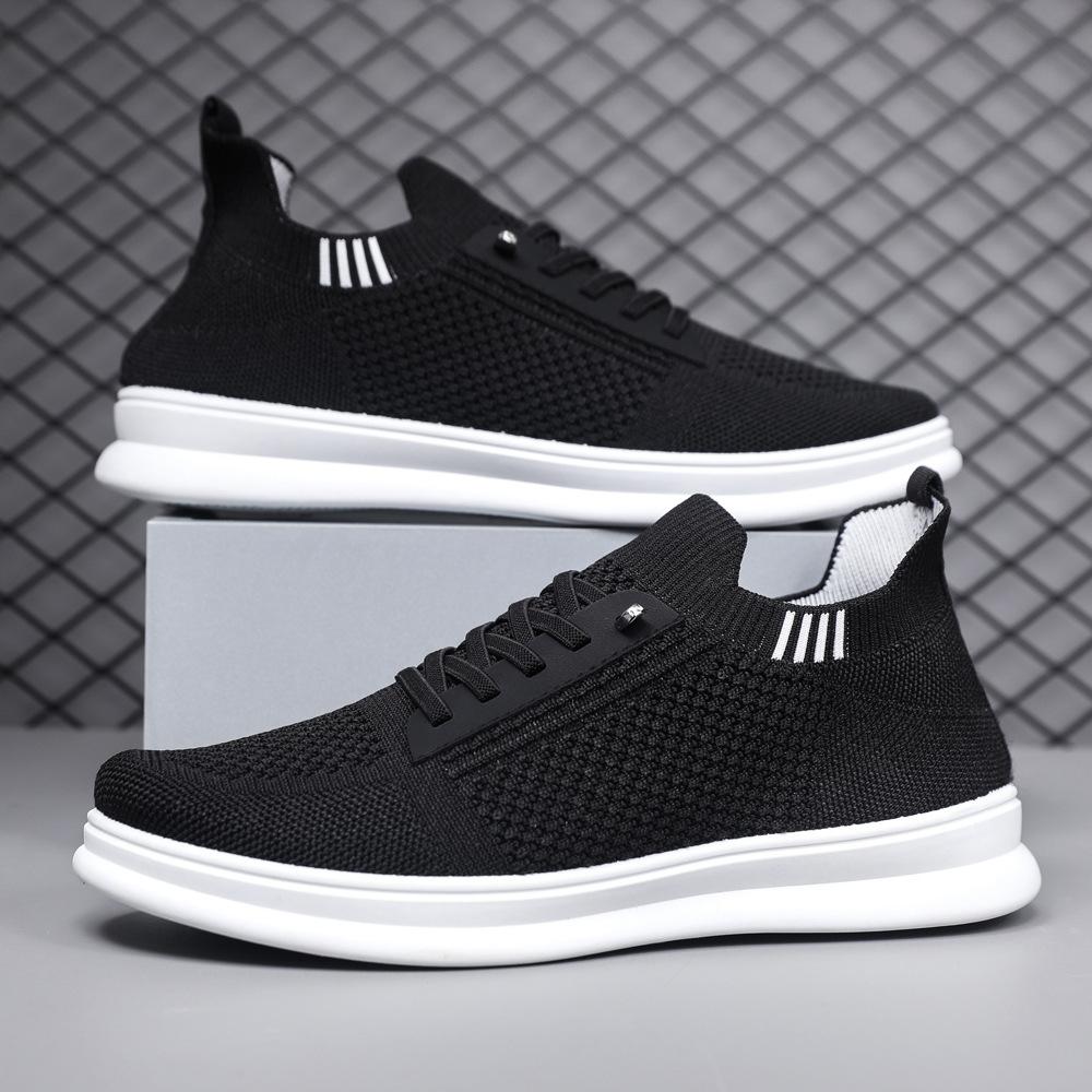 Men's Fly-woven Sports Shoes Casual Versatile Fashion Trend Breathable Running Shoes