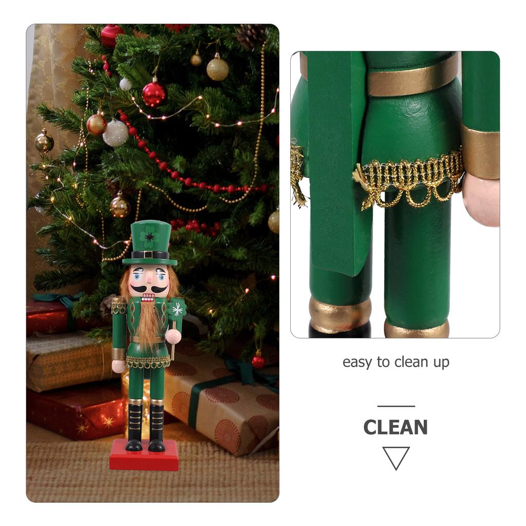 Indoor Puppet Nutcracker Christmas Decorations Outdoor Biscuit Adornment Cookies