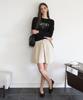 ARTID Belted Pleated Skirt_Beige