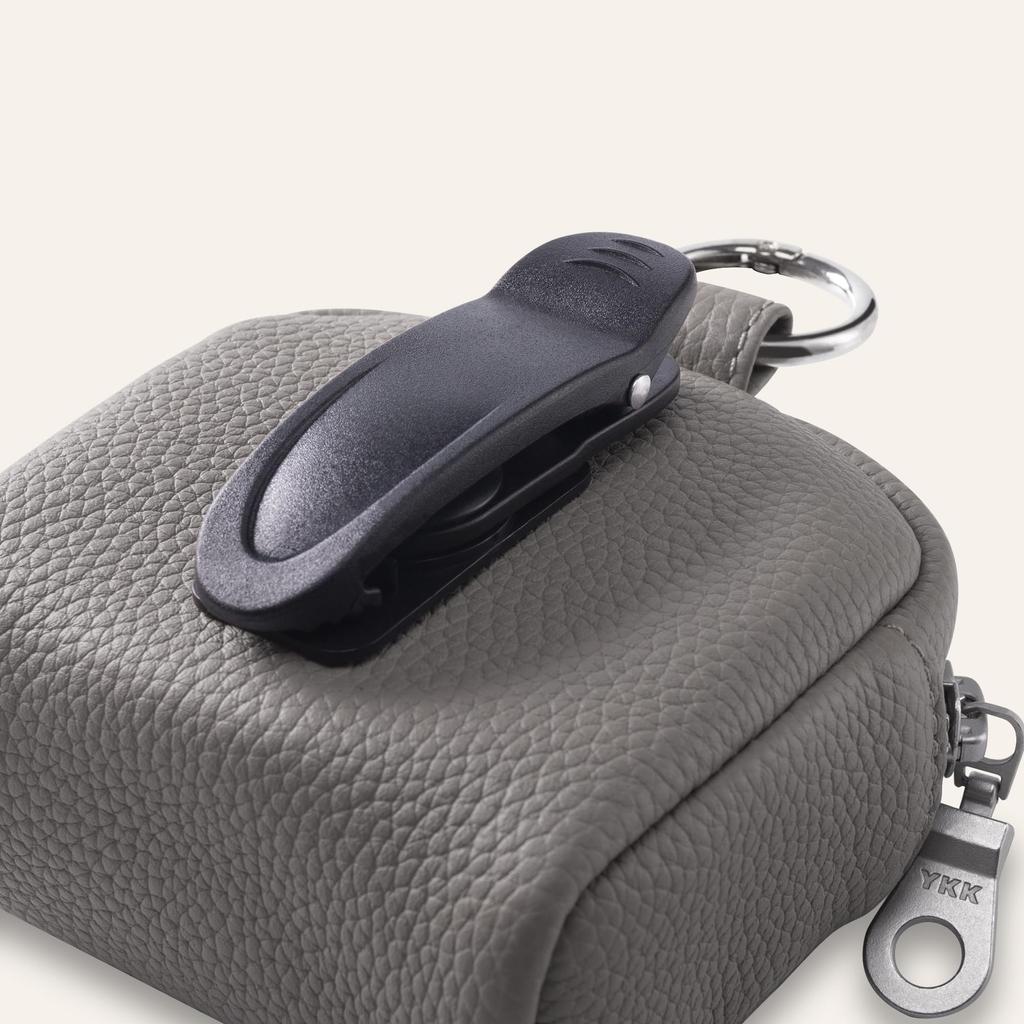 COGURE Golf Ball Case Pouch Genuine Leather Men's Women's 4