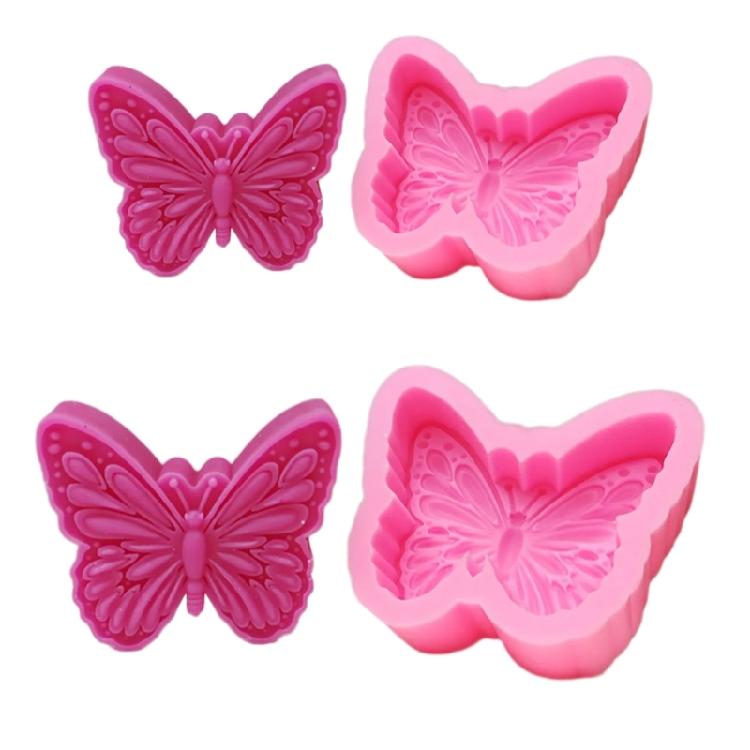 Butterfly Candle Molds Cartoon Animal Silicone Molds Clay Molds Castings Molds Baking Molds Candle Making Molds